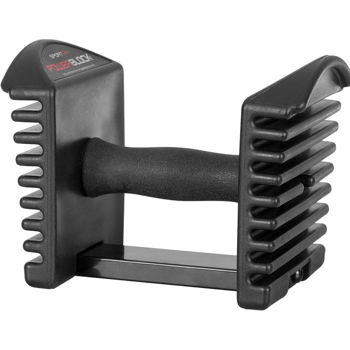 POWERBLOCK Sport 24 кг - чорні гантелі для занять спортом