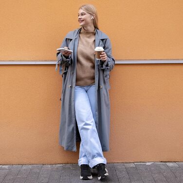 Жіночі кросівки FitVille для ходьби та бігу: широкі, дихаючі, з неслизькою підошвою, чорно-рожеві, 40 EU