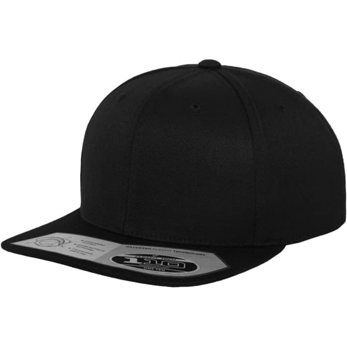 Кепка-снэпбек Flexfit для дорослих, регульована модель Fitted Snapback, бордова (універсальний розмір)