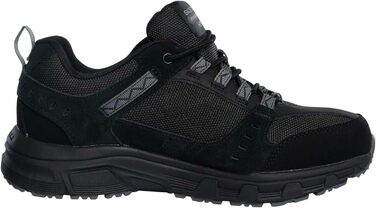 Чоловічі кросівки Skechers Oak Canyon Consistent Winne Hands Free Slip-in, чорний замш, сині вставки