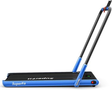 Бігова доріжка COSTWAY для дорослих, синя, 124x69x107 см, універсальна
