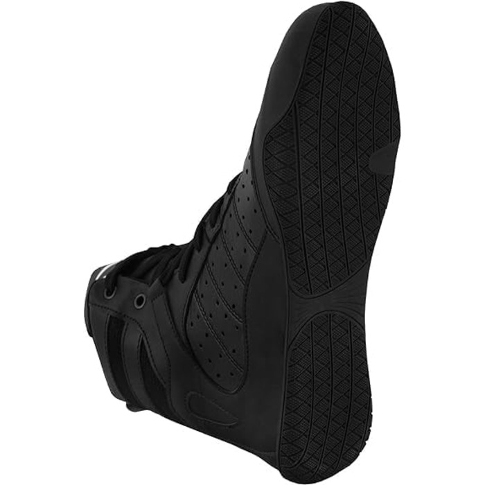 Боксерські черевики для чоловіків, Муай Тай, кікбоксинг, спаринги, підлітки, боксери, тренери, бойові мистецтва, дихаючі, бодібілдинг, чорний колір, розмір 38-47