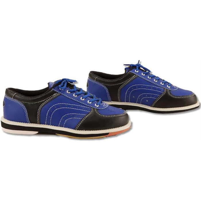 Жіночі дитячі дорослі боулінгові туфлі з шкіри, дихаючі, унісекс (41 EU, Blue Blau)