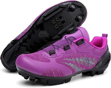 NGARY Велосипедні шкарпетки MTB, спортивні шкарпетки для гірського велосипеда, дихаючі, сумісні з SP 2, для активного відпочинку (38 EU, F)