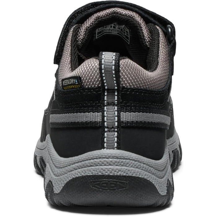 KEEN Targhee 4 Low - Водонепроникні трекінгові черевики для жінок та чоловіків, чорний/сірий, 35 EU