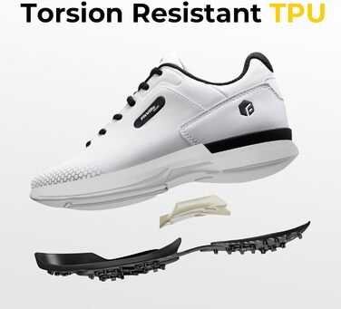 Гольф-взуття FitVille для чоловіків з широкою стопою, сірі та білі, розмір 40-49, X-широкі, дихаючі, на шнурівці