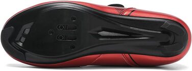 Велотуфлі для чоловіків та жінок SPD/SPD-SL/Look Delta: MTB, шосе, крос-кантрі. Дихаючі, білі (червоні), 39 EU