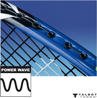 Бадмінтонна ракетка Talbot Torro Isoforce 651, 100% карбон, легка, різні дизайни