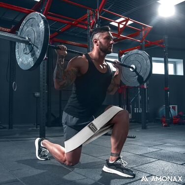 Фітнес-гумки Amonax для жінок, набір еластичних стрічок для тренувань, гумки для присідань, обладнання для схуднення вдома, спортивний інвентар для дому, чорний L