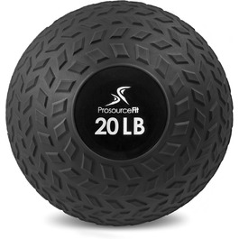 Медичний м'яч ProsourceFit Slam 5-50 фунтів – гладкий і текстурований, для силових і кардіо вправ, тренування корпусу