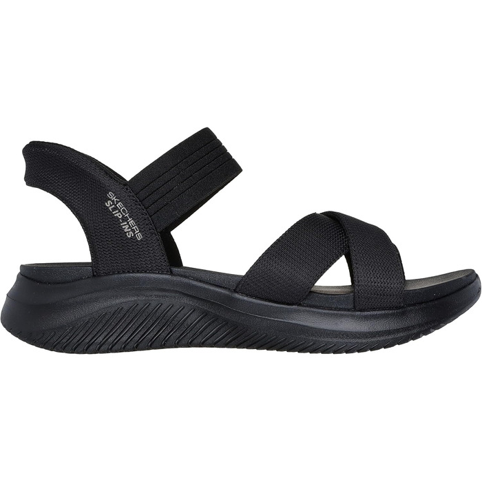 Жіночі сандалії Skechers Ultra Flex 3.0 Never Netter Hands Free Slip-ins, чорні, сітка Gore, розмір 39 EU