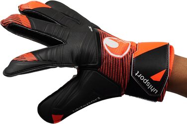 Воротарські рукавички Uhlsport Starter Resist+ для юніорів, унісекс, флуоресцентно-оранжеві/чорні/білі, футбольні