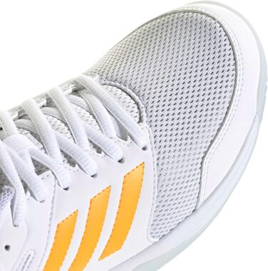 Жіноче взуття для залу Adidas Speedcourt - розмір 38 2/3 EU, білий, помаранчевий, блакитний