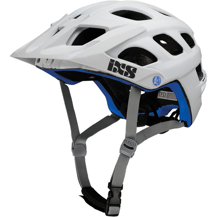 Велосипедний шолом IXS Trail Evo Electric Plus для електровелосипеда, білий, розмір ML (58-62 см)