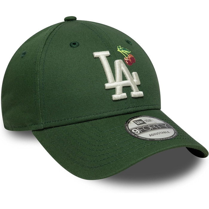 Кепка New Era 9Forty Snapback Los Angeles Dodgers — Регульована бейсболка з вигнутим візерунком, офіційний логотип MLB, один розмір