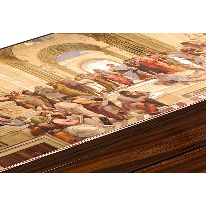 Набір настільної гри PrimoLiving Deluxe Backgammon з дерева Planton S, 28,5 x 28 см
