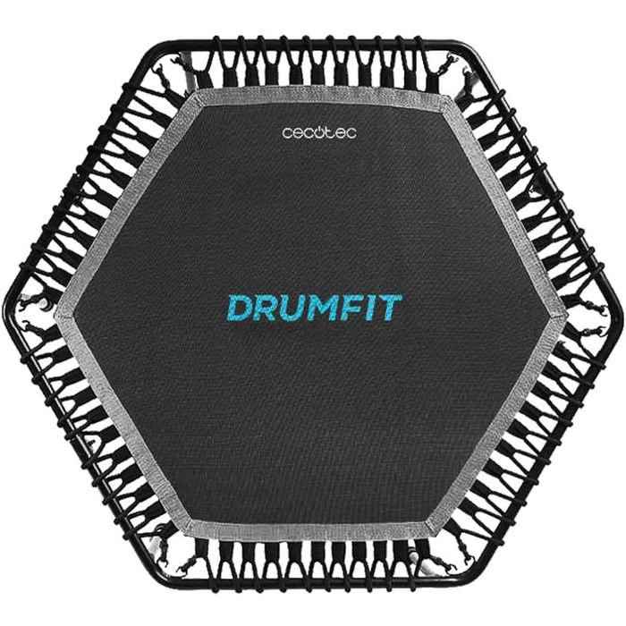 Трамплін Cecotec Drumfit Jump для дорослих, Ø 92-127 см, знімний та складаний. Макс. вага 100 кг