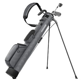 Сумка для гольфу на штативі, легка, 2-way роздільник, 3 кишені, сіра (A3)
