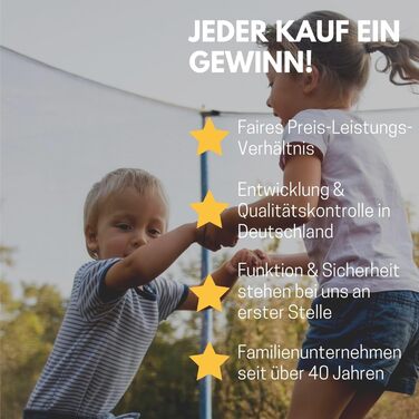 Батут для стрибоків Superstar 2.0: великий, з сіткою безпеки, Ø 305 см, для дітей та активного відпочинку