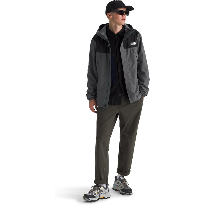 Чоловіча вітрівка The North Face Antora 2025 Smoked Pearl/TNF Black, розмір XL