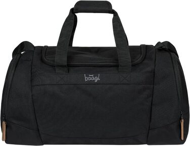 Спортивна сумка Baagl для дітей – стильна дорожня сумка з відділенням для взуття (25 л, Darkness)
