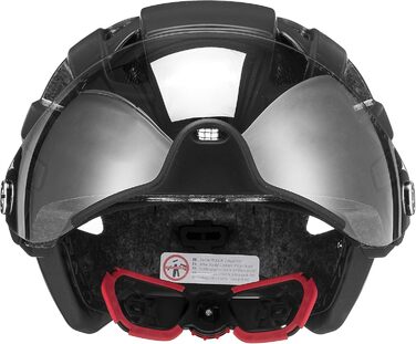 Велосипедний шолом Uvex Finale Visor чорний матовий, унісекс, 56-61 см