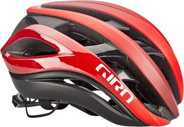 Велосипедний шолом Giro Aether MIPS, матовий, червоний/чорний, розмір S (51-55 см)