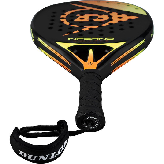 Падель ракетка Dunlop Inferno Carbon Extreme, жовто-помаранчева