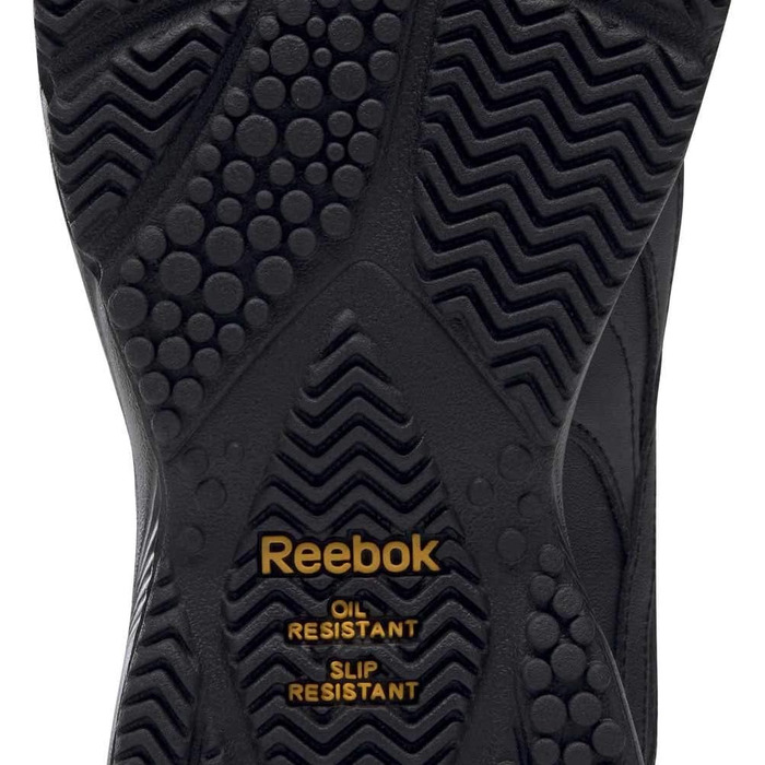 Чоловічі кросівки для ходьби Reebok Work N Cushion 4.0 KC, чорний/сірий/чорний, 44 EU