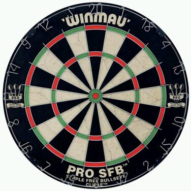 Дротиковий щит WINMAU Pro SFB, стандартний розмір, багато кольорів, борсова поверхня