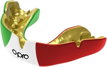 OPRO індивідуальна капа для дорослих, спортивний захист зубів для регбі, боксу, хокею, MMA, виготовлена стоматологом, максимальний комфорт і захист, Італія