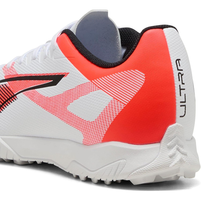 Кросівки футбольні PUMA Ultra 5 Play Tt (39 EU, Білий/Чорний/Червоний)