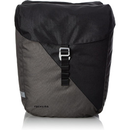 Велосипедна подвійна сумка Racktime Vida, чорна, 35x28x26 см