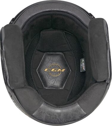 Лижний шолом CGM EBI для дорослих, унісекс, чорний-сірий, матовий, XXL (61 см)