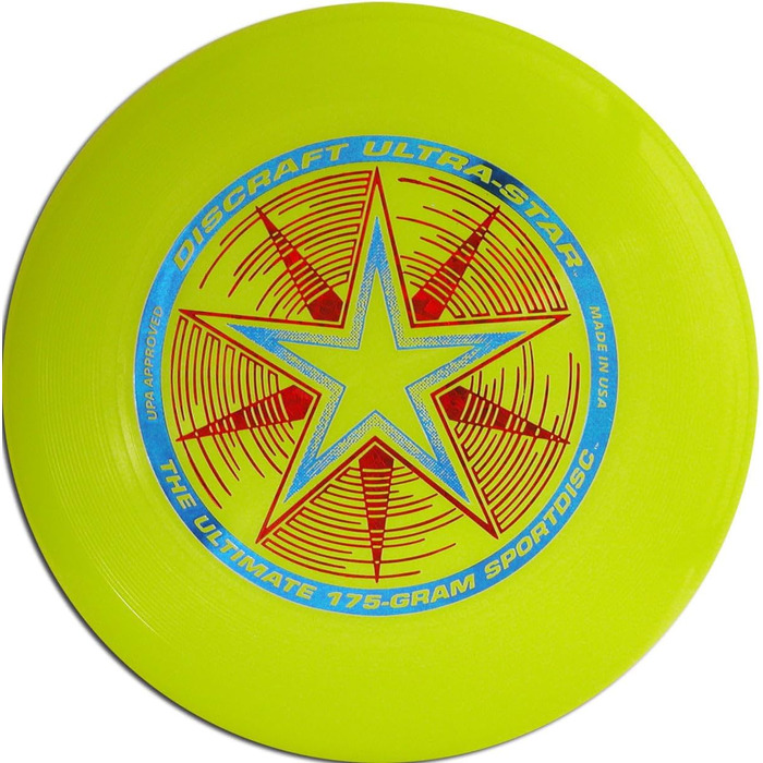 Фрісбі Discraft Ultra-Star Sport 175 г Чорний - професійний диск для гри