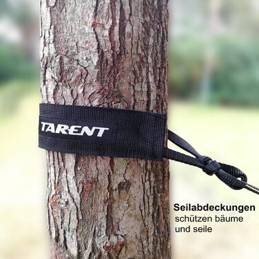 Гамак Tarent Outdoor Ultraleicht для відпочинку на природі, 300 кг, 270x140 см, дихаючий, швидковисихаючий, нейлон, аксесуари для кемпінгу