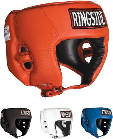 Захисний шолом Ringside для дорослих, бокс, Муай Тай, MMA, без захисту щік, червоний, розмір M