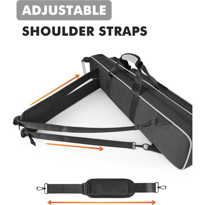 Чохол для більярдної кістки, 10 x 13 см, з кишенями, на 4 кістки, 5 аксесуарів, з підкладкою, м'який та міцний, з регульованими плечовими ременями для чоловіків та жінок (Чорний / Сірий)