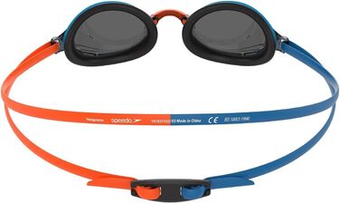 Окуляри для плавання Speedo Vengeance унісекс, помаранчево-сині, універсальний розмір