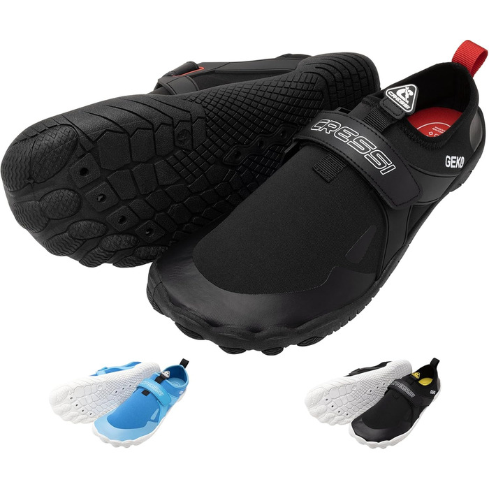 Кросівки Cressi Geko - унісекс, для дайвінгу та снорклінгу, чорно-червоні, 38 EU