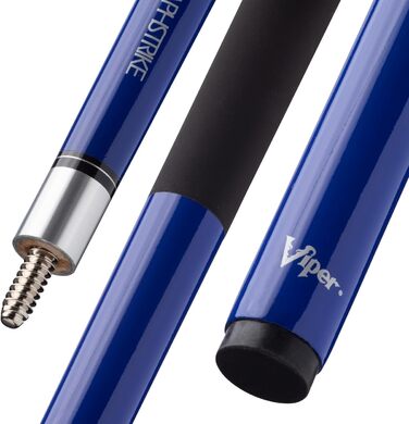 Більярдний кий Viper Graphstrike, скловолокно, графіт, 147,3 см, 2 частини, блакитний