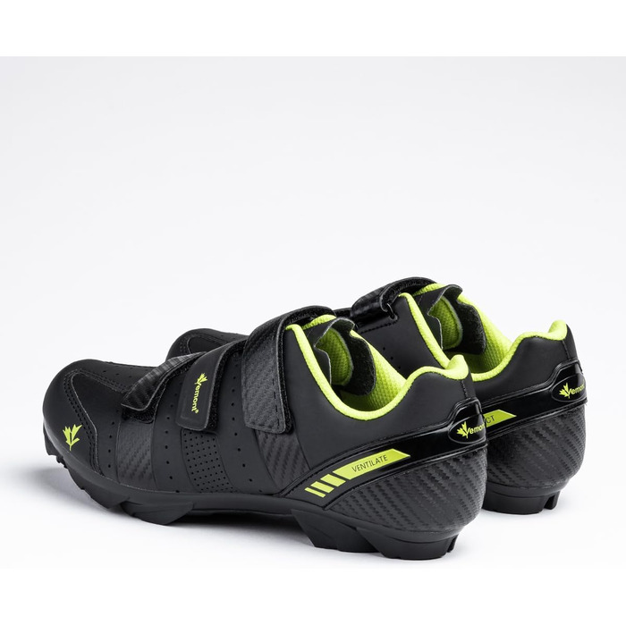 Велосипедні шкарпетки Vemont | для їзди на велосипеді | гірські | зручні | для вулиці | Clip-In-SPD | MTB (41 EU, Чорний)