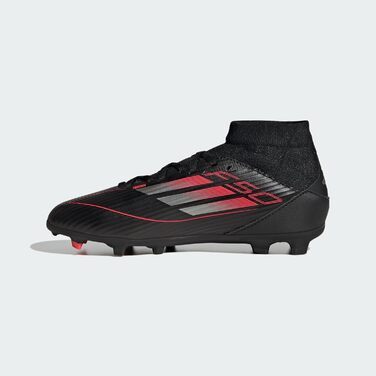 Дитячі футбольні бутси adidas F50 League Mid FG/MG, 36 2/3 EU, чорний/металік/червоний