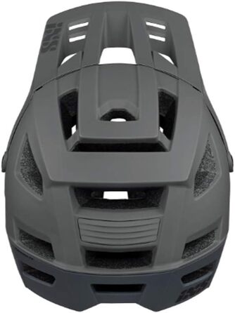 Велосипедний шолом IXS Trigger FF сірий, фулфейс, захист для MTB