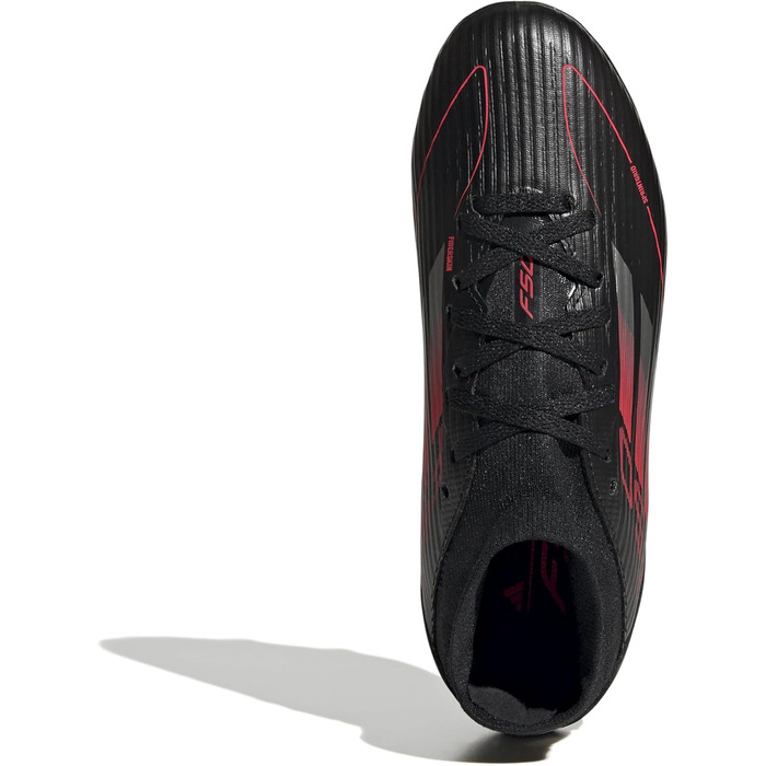 Дитячі футбольні бутси adidas F50 League Mid FG/MG - чорний, червоний, металік (28.5 EU)