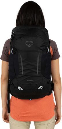 Рюкзак Osprey Hikelite 28 л чорний (M-L) для туризму