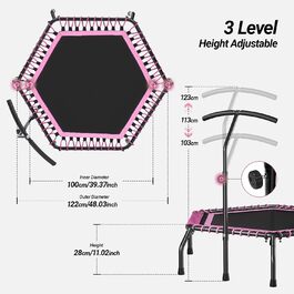 колір: рожевий-121,9 см t-griff
