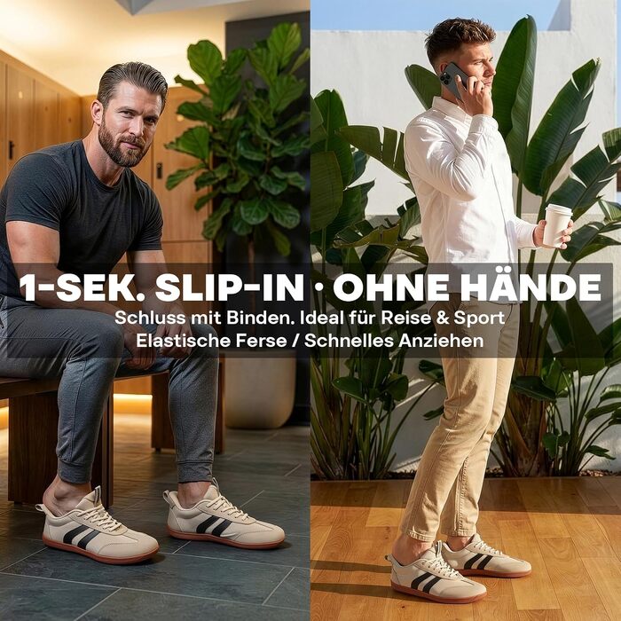 Кросівки-босоніжки Sosenfer Barfußschuhe унісекс, slip-on з широким носком та сіткою, хакі, 44 EU