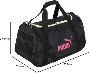 Жіноча спортивна сумка PUMA Evercat, чорна/світло-рожева, для тренувань