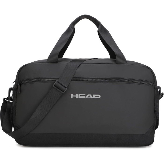 Водонепроникна спортивна сумка для подорожей HEAD, 40 л, велика сумка для фітнесу та бізнес-поїздок, чорна